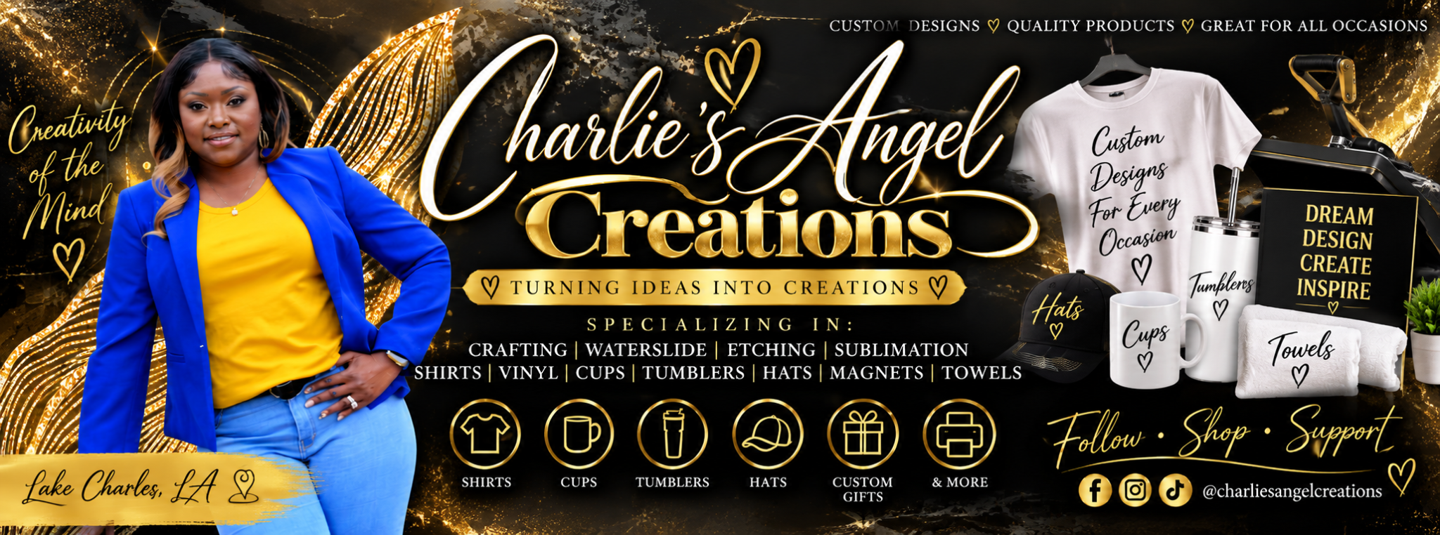 Charlie’s Angel Creations — turning ideas into creations